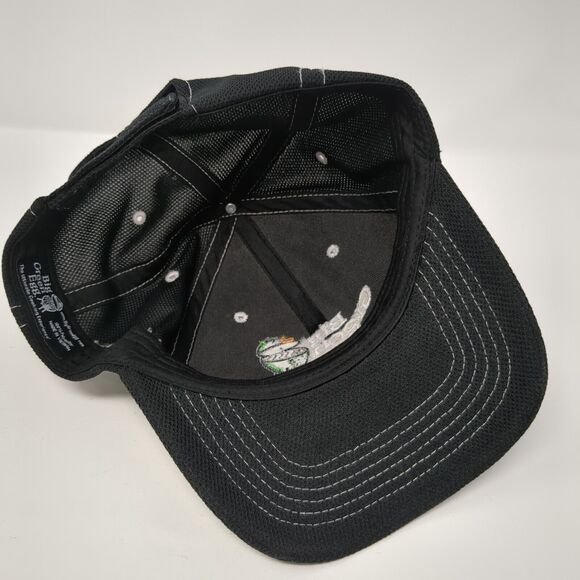 Big Green Egg Strapback Hat Black One Size Adjustable Embroidered Polyester - Picture 6 of 8